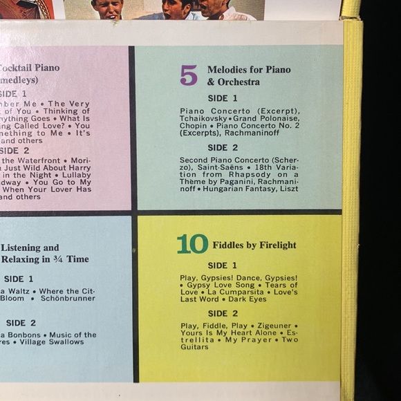 Reader’s Digest 10 records / LP’s “ MOOD MUSIC FOR LISTENING AND RELAXATION” set - Picture 8 of 8